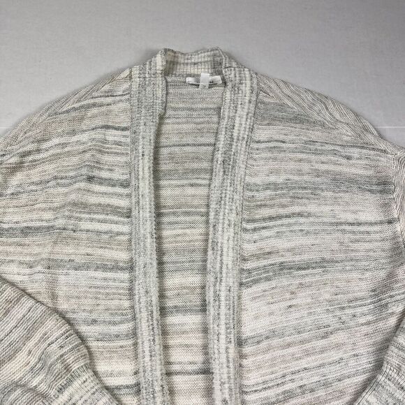 Haven Well Within Organic Cotton Blend Cardigan Marled Open Front Sweater MEDIUM - Picture 3 of 10